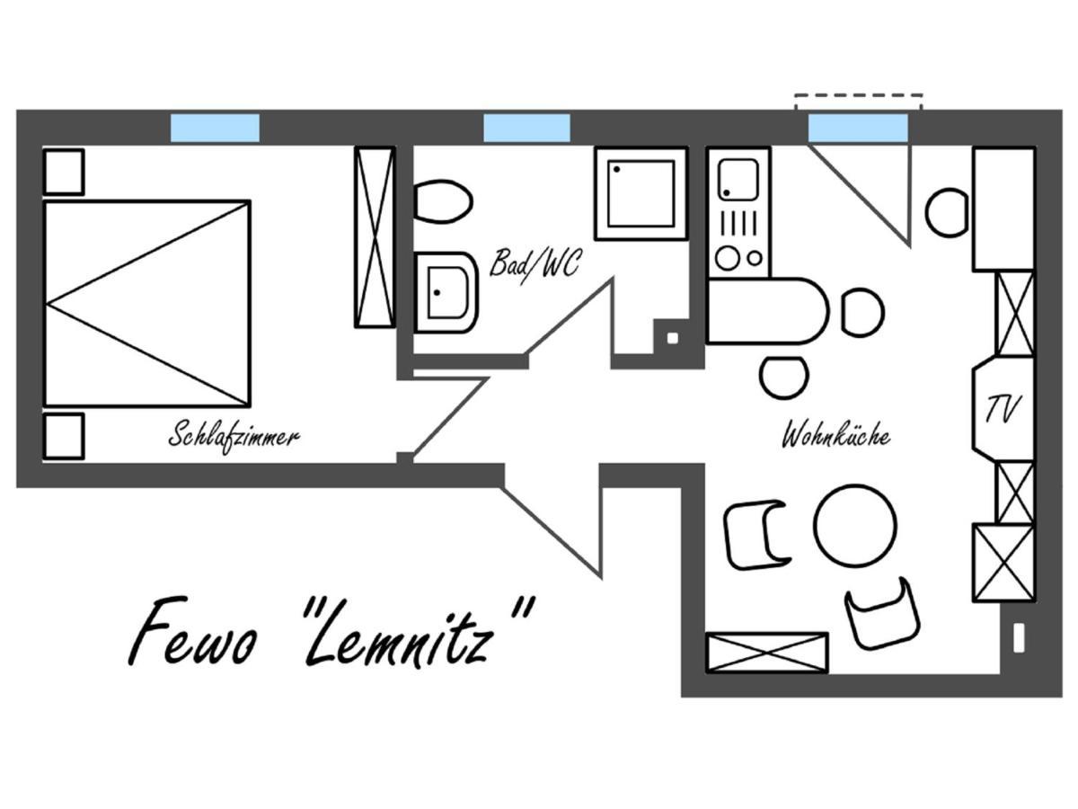 Apartamento Feriengut Dietzsch Poritzsch Habitación foto